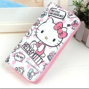 Hello Kitty White Zipper Wallet Brand new